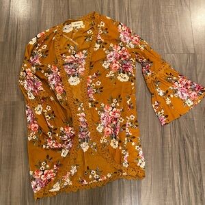 Floral cardigan
